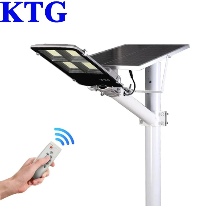 50W 100W High Power Lens Luminaire Outdoor Ip65 Waterproof Cctv Camera 60 80 Watt All In two Led Solar Street Light With Sensor