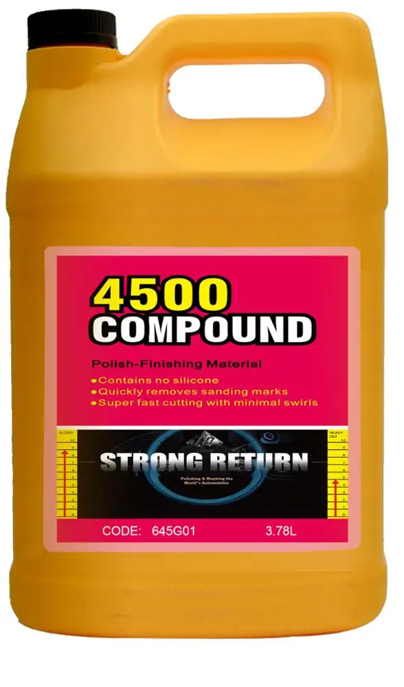NF #4500 Polish-Finishing Material Final polish Water Base silicon free wax free car polishing compound for car beauty
