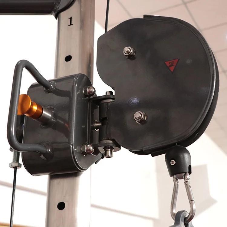 Multi station dual adjustable pulley gym cross trainer fitness machine