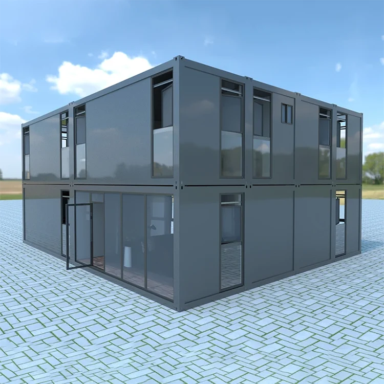 factory luxury insulated prefab modular homes 3 4 5 bedrooms hurricane proof prefabricated kit two floor container house