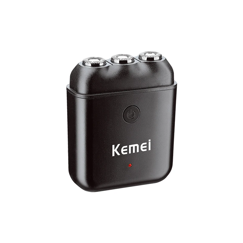 Kemei KM-1005 портативный водонепроницаемый Электробритвы Мини Мужская электрическая бритва металлический корпус машинка для стрижки бороды и усов; USB аккумуляторная