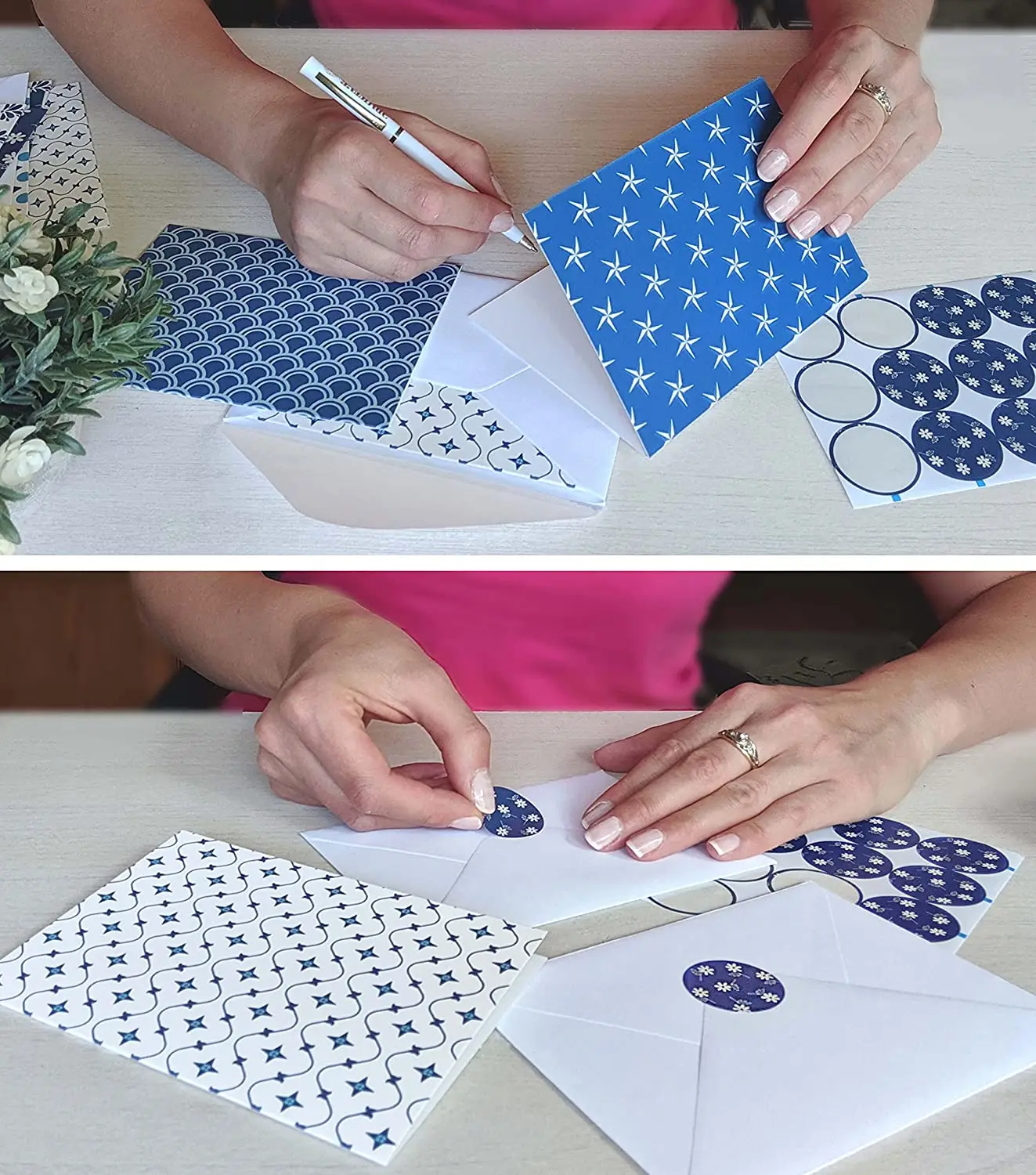 100 All Occasion Assorted Blank Cards Bulk Box Greeting Set Thank You Notes cards thank you cards  All Occasions 4x6 Inch Blank