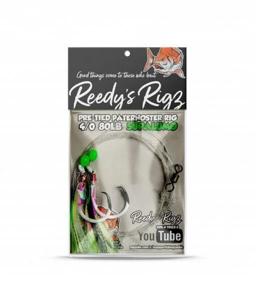 Sea Fishing Flasher Bait Rigs With Barrel Swivel Luminous Beads For Flasher Sabiki Rigs Fishing Hook