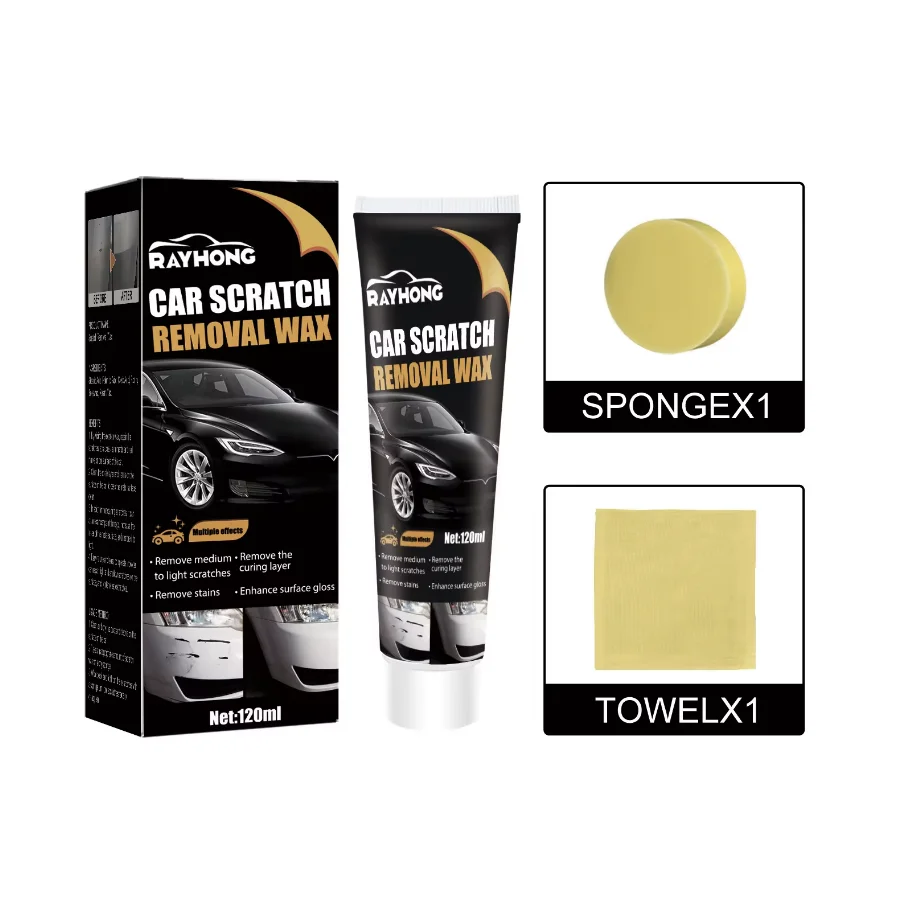 Rayhong Wholesale Convenient Effective Car Scratch Removal Wax Car Scratch Repair Remove Stains Agent
