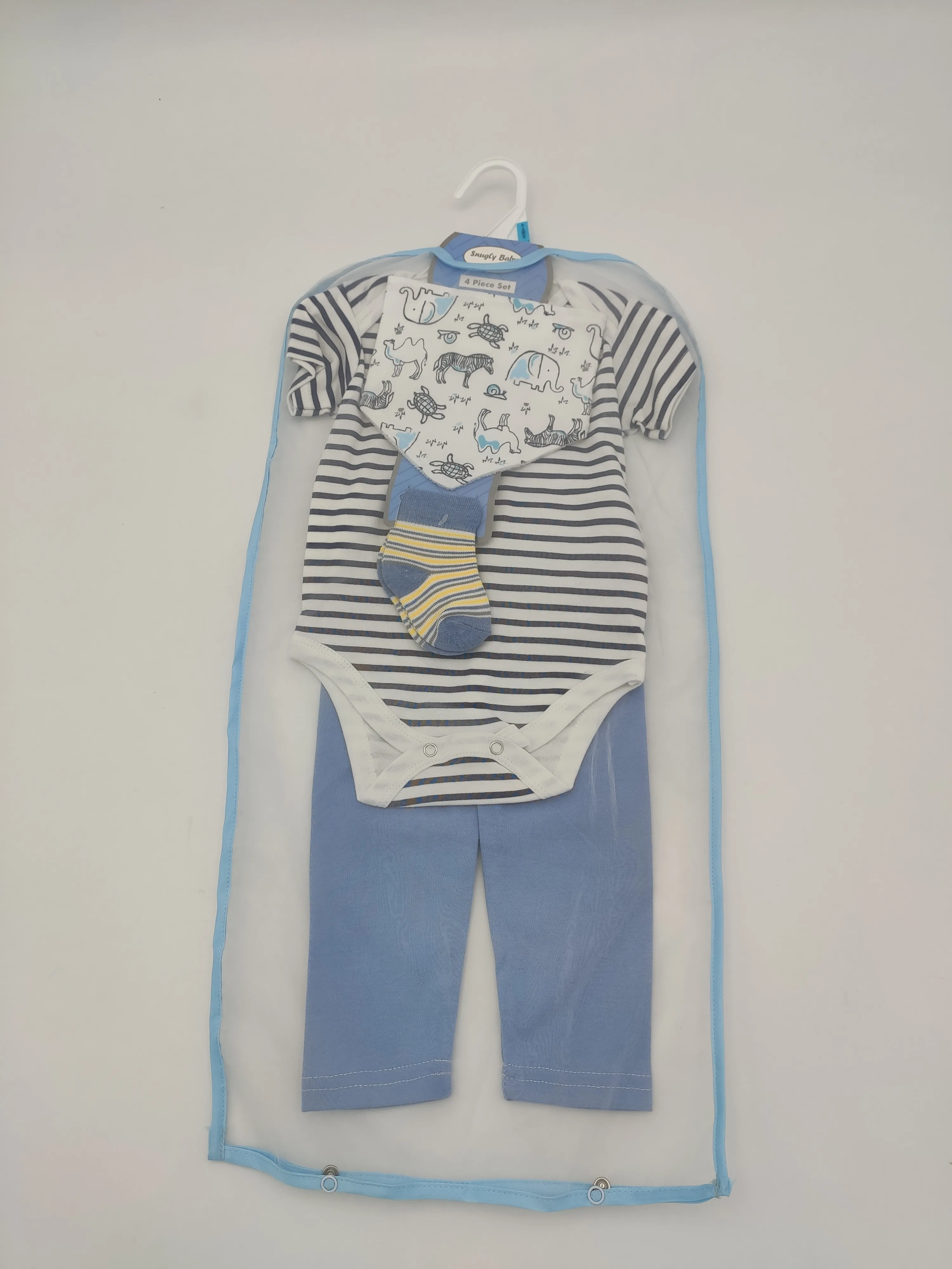 Manufacturer Soft 4 pcs Baby Layette Newborn Baby Gift Set