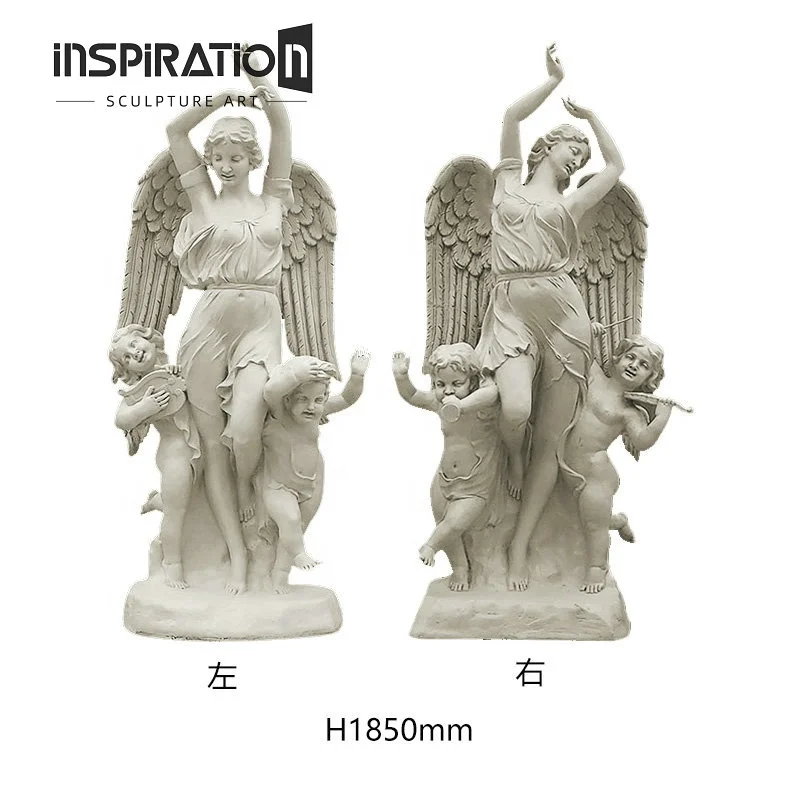 Fiberstone  Custom Western Figure Statue Hand Carved Stone Carving And Sculpture