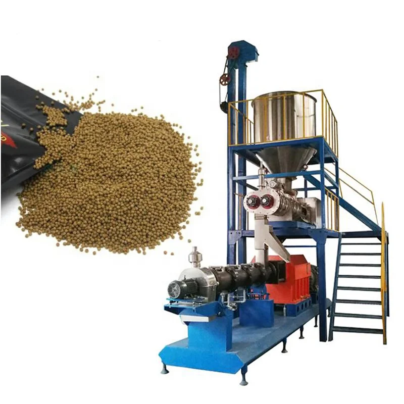 Hot sale factory selling fish feed making machinery animal feed pellet production machine manufacturer