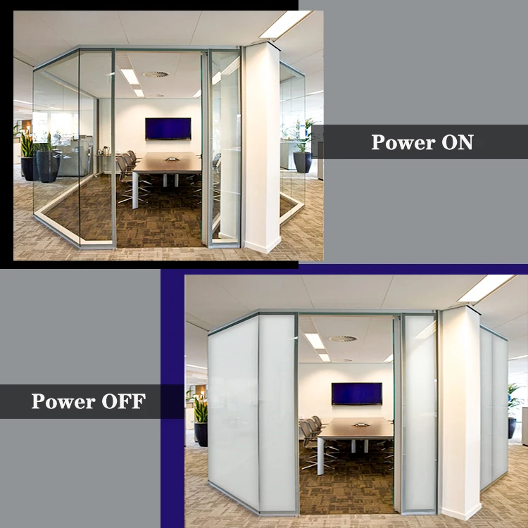 Smart Glass Film PDLC Self Adhesive Intelligent Film Switchable Electrochromic Frosting PDLC Film For Laminated Glass