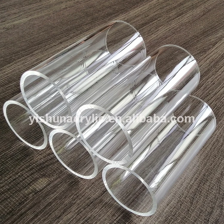 Guangzhou factory price wholesale optical grade diameter 8-500mm pmma plastic acrylic cylinder tube