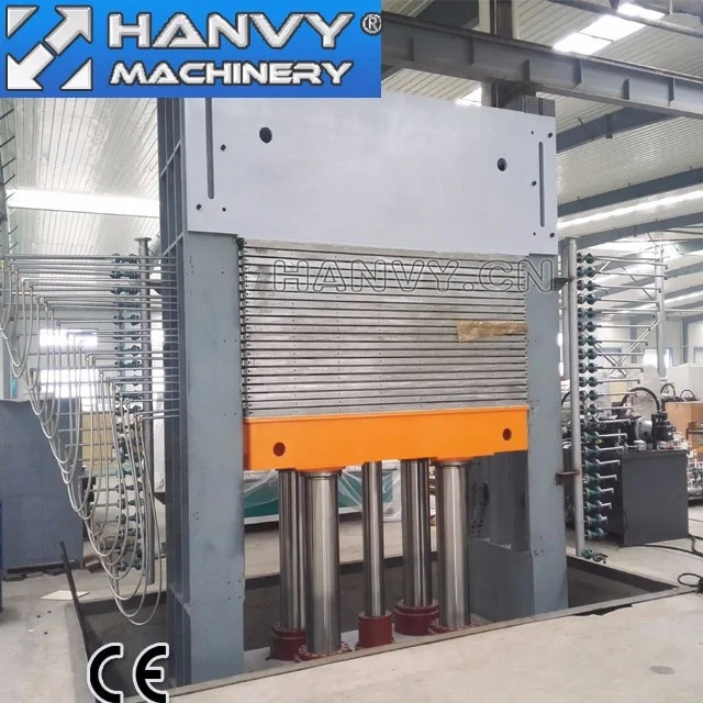 Китай Hanvy фанерный шпон машина горячего прессования с SIEMENS