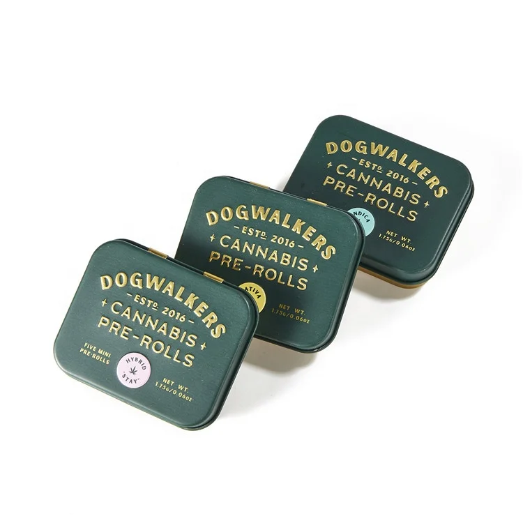 New arrival 65x52x15mm mini sugar mint storage hinged tin box