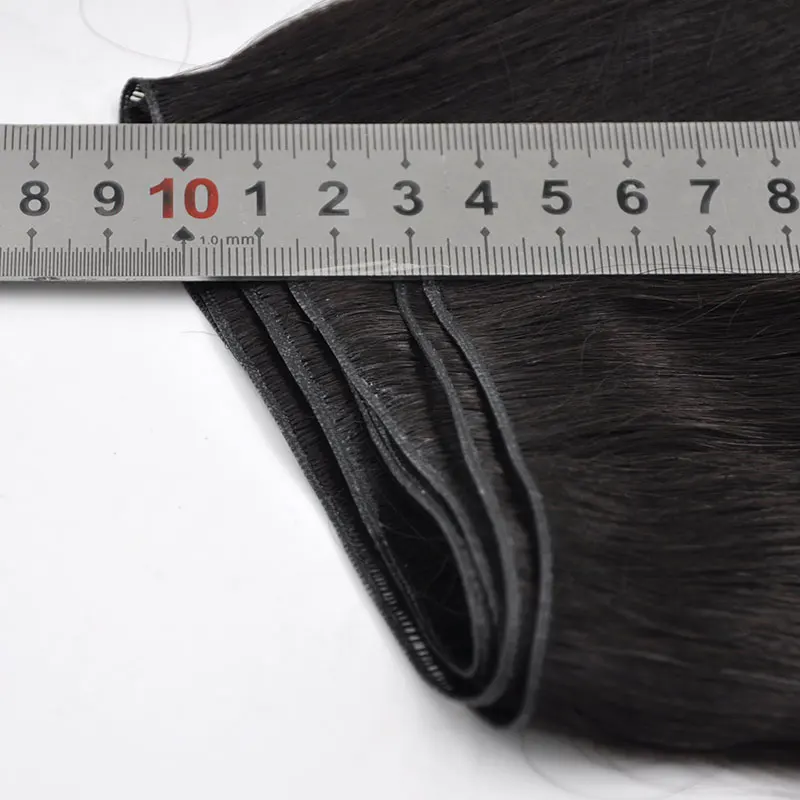 12A top quality russian hair virgin remy new genius weft human hair extensions