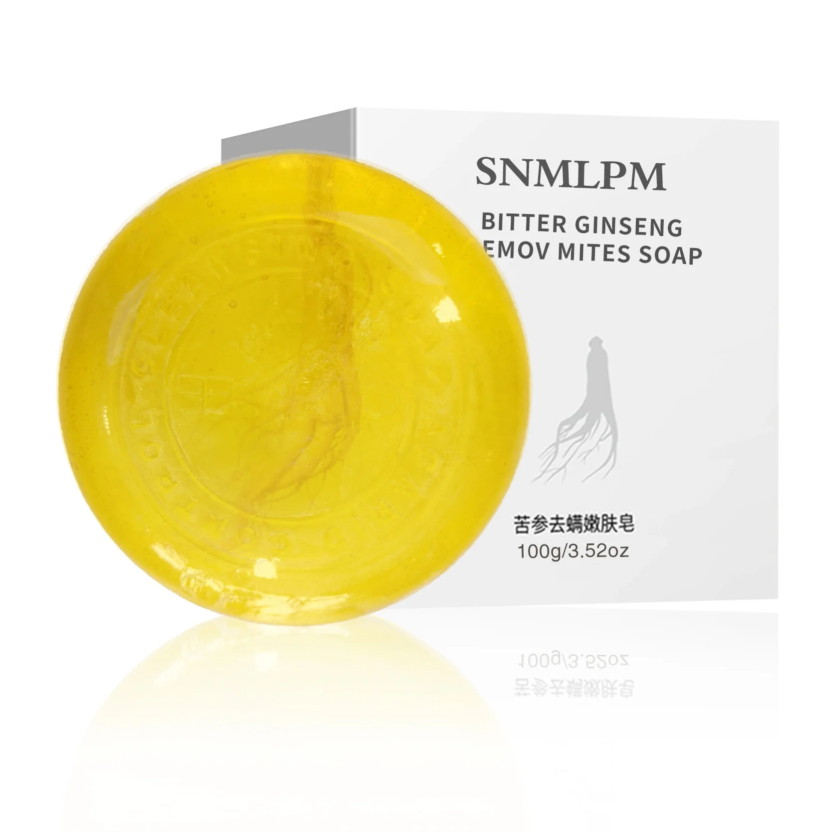 Wholesale Manufacturer Moisturizing Nourishing Sulfur Removal Mite Brighten Organic Ginseng Soap