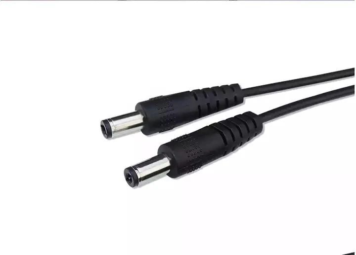 350mm 5521 DC Power Y Splitter 1 Female to 2 Male Plug DC Power Splitter DC Cables