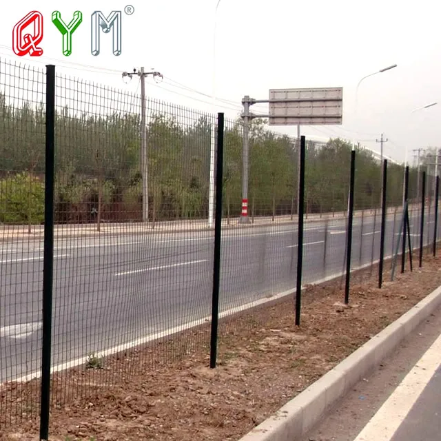 Green Pvc Coated Holland Wire Mesh Fence Euro Guard Fencing