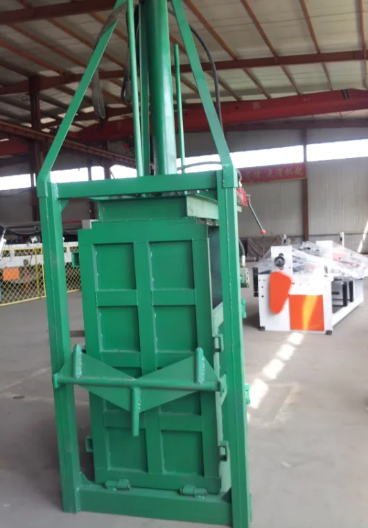 Waste Paper Carton Baling Machine Hydraulic Carton Compress Baler Packing Machine