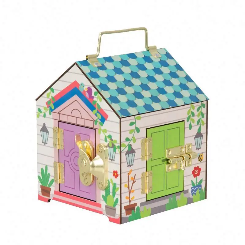 Animal Unlock Simulation Key Lock Baby Practice Early Education Educational Toys 3-year-old Montessori Enlightenment Toys