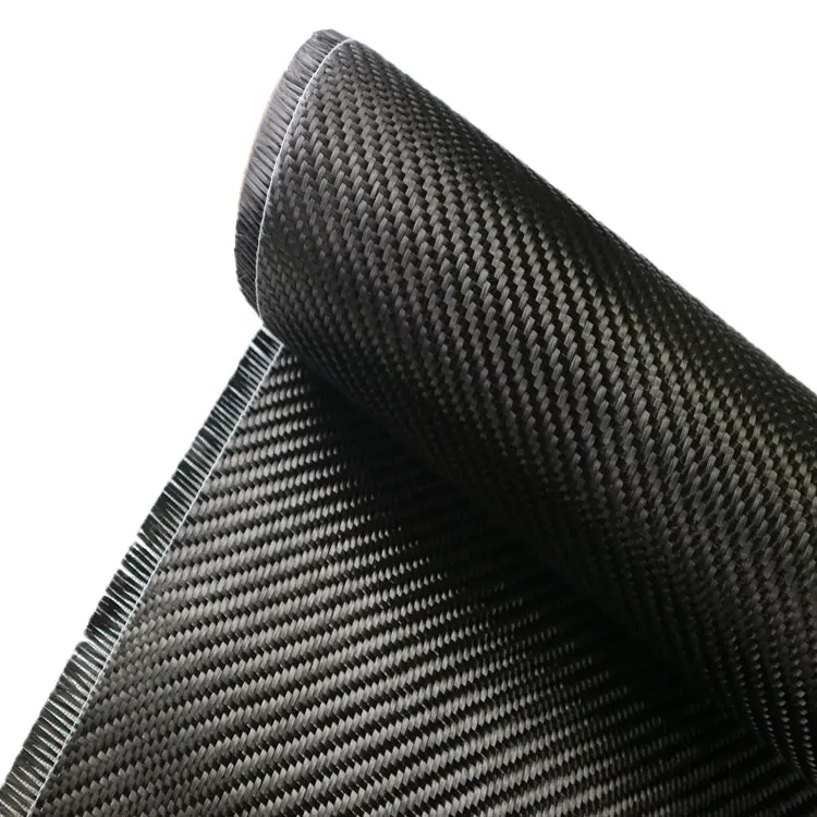 black twill weave Carbon Fiber Weave Fabric