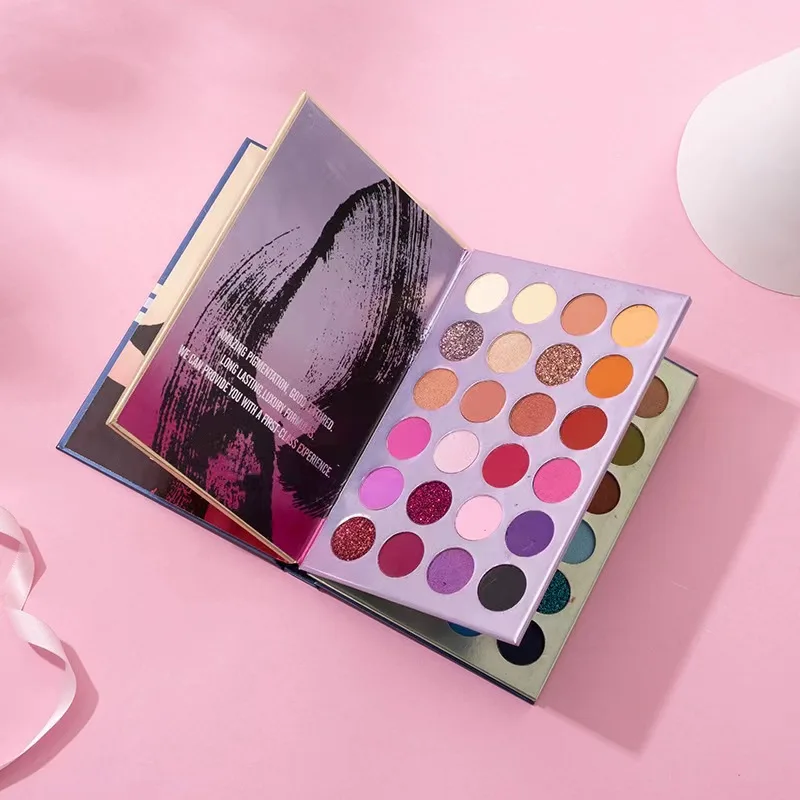 Low MOQ Private Label 72 Color Eyeshadow Palette Book High Pigmented Makeup Eye Shadow Custom Logo eyeshadow palette