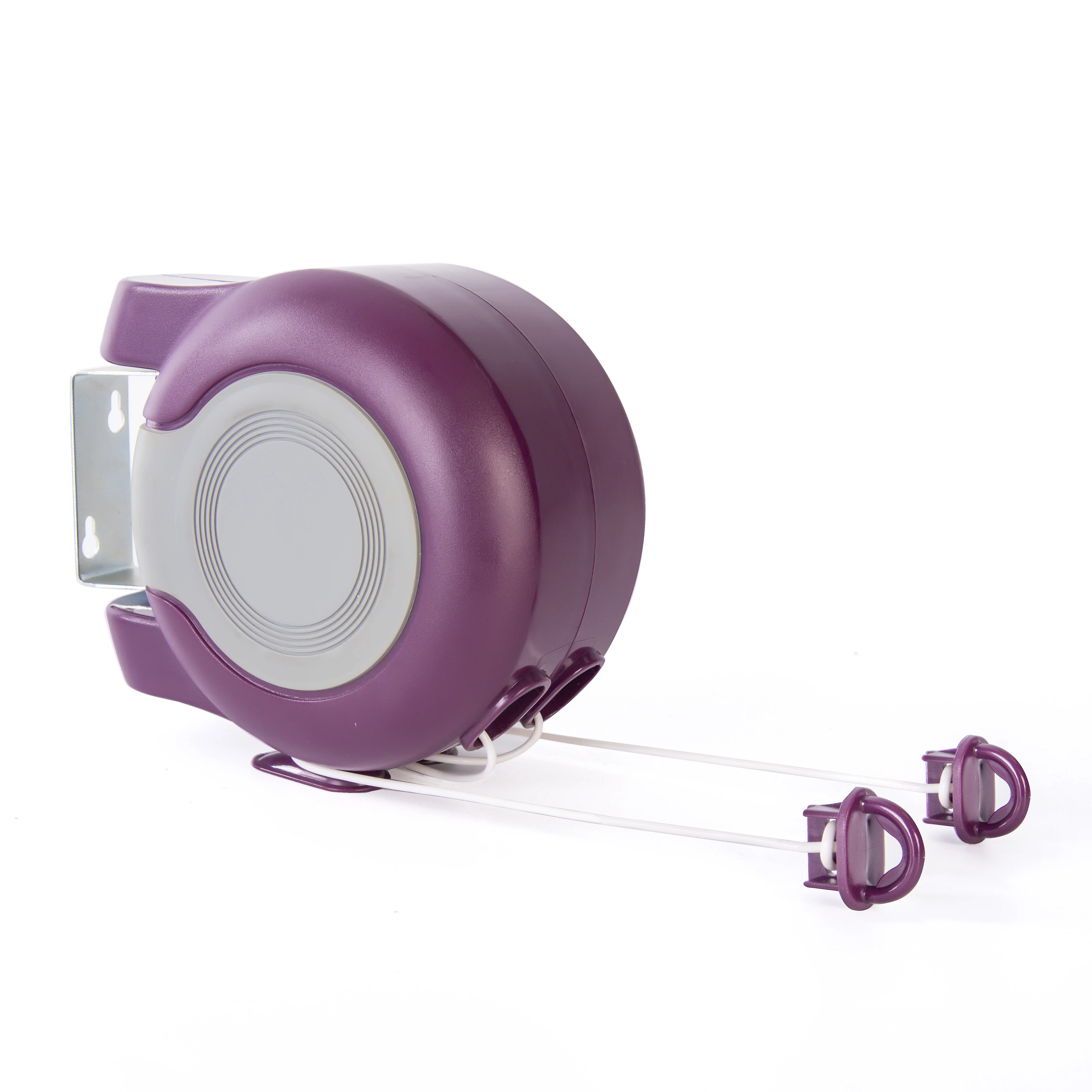 Wall Mounted Retractable Cloth Line 30m Double Rope Bathroom Space Saving Garment Drying Line