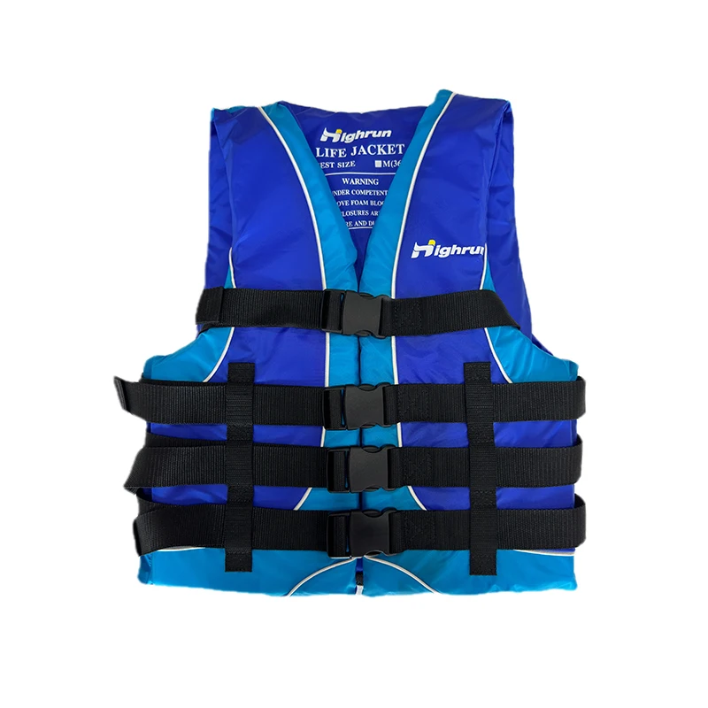 OEM Custom Manufacture Reliable Quality Nylon Black Red Life Jacket