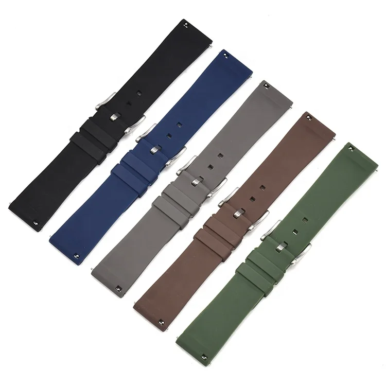 18mm 20mm 22mm High Quality  New Design Sport Silicone Strap Watch Bands