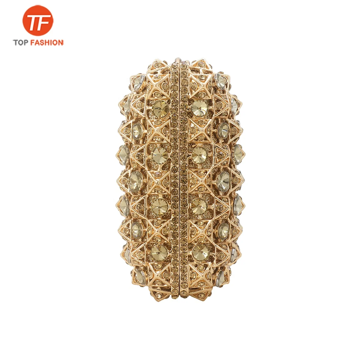 China Factory Wholesales Luxury Crystal Rhinestone Clutch Evening Bag Hollow Out Clutch Purse for Women