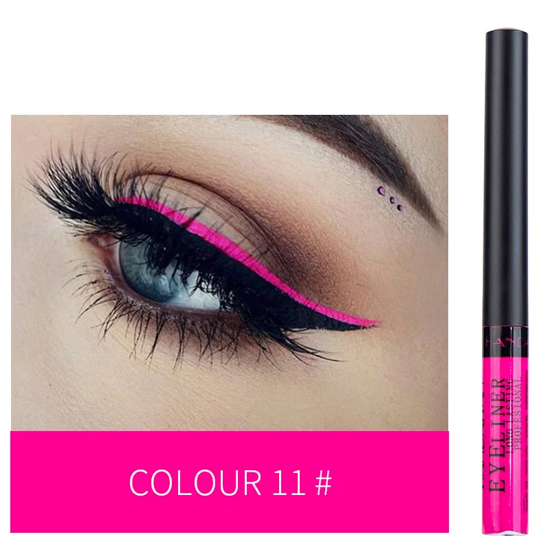 1pcs Long Lasting 42 Colors Matte Waterproof Eyeliner Pencil Natural Sweat Proof Color Liquid Eyeliner Beauty Make-up Cosmetics