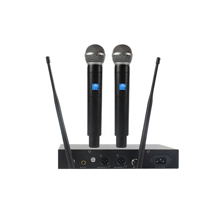 Factory Throat UHF Dual Channel Mic Wireless Microphone