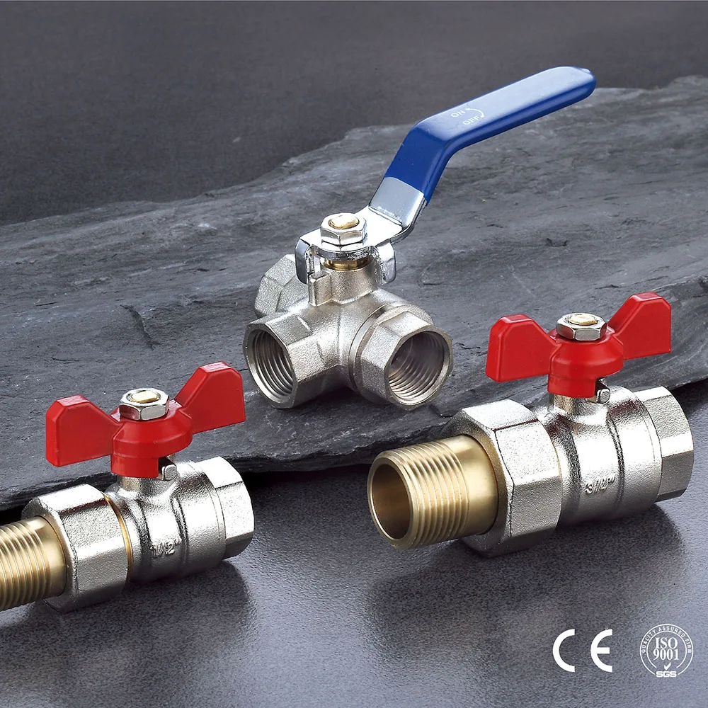 Professional Supply Brass Strainer Valve Water Brass Ball Valve