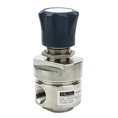Swagelok type liquid gas fuel high  low dual Stage inlet pressure 3000psig 1/2 FNPT back pressure reducing regulator valve