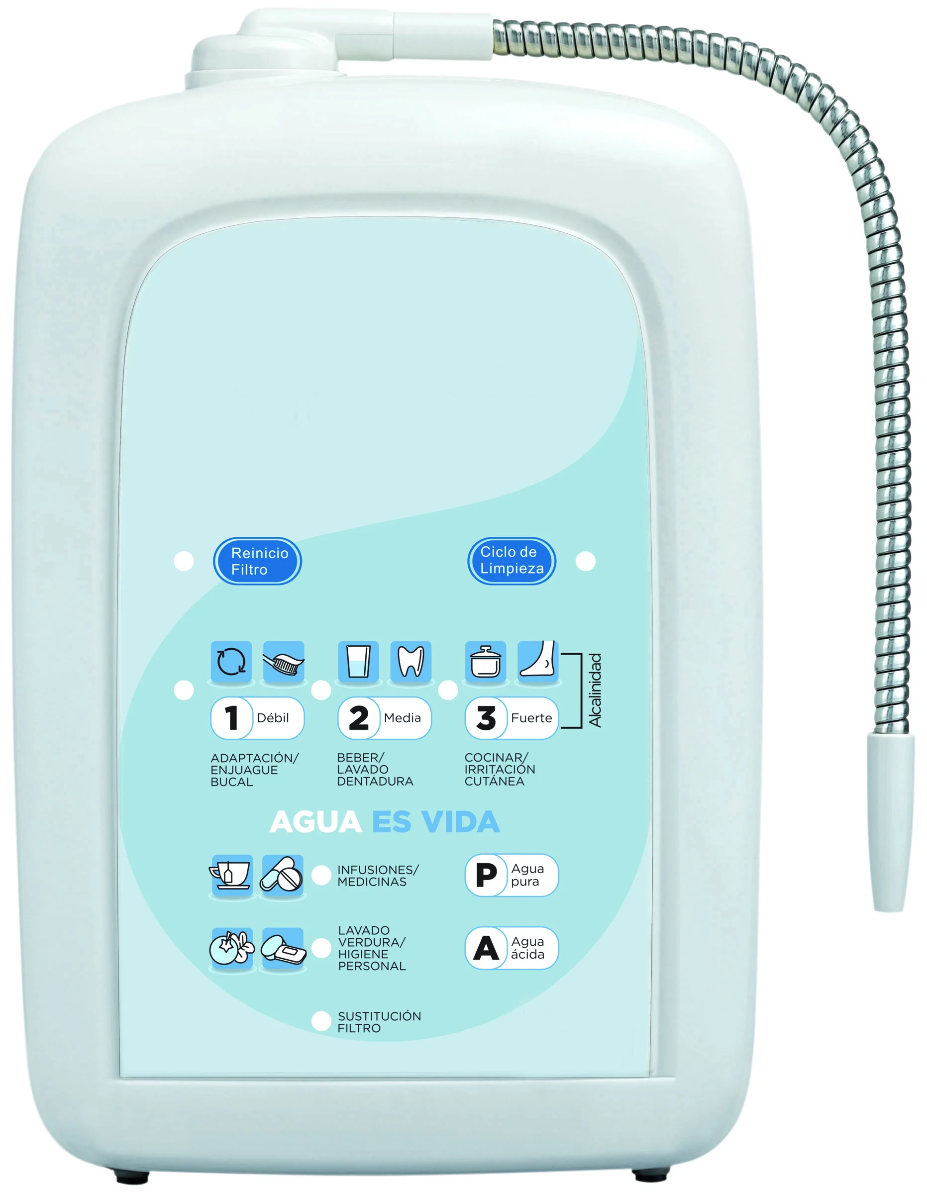 2019 classic version 5 plates Titanium platinum ORP-450mV water Alkaline water Ionizer pH5.5-10.0