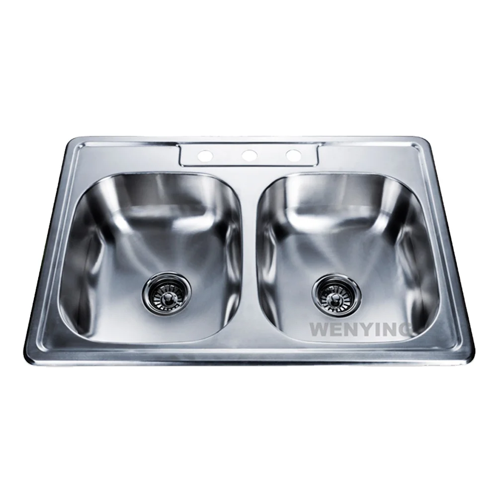 Латинская Америка, раковина из нержавеющей стали, 201 штампованная раковина 33*22 дюйма, кухонная раковина