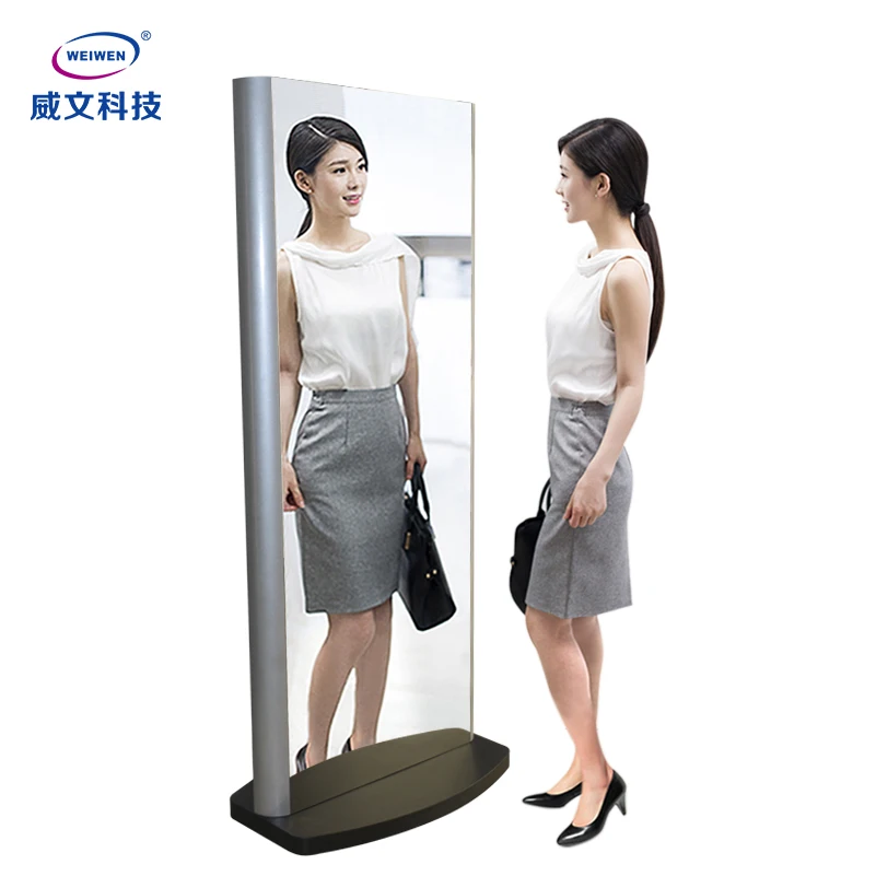 43 inch lcd magic mirror advertising player mirror television mirror advertising player lcd digital signage
