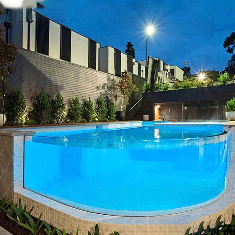 Decorative Large 100Mm Thick New Style Large Swimming Pool, Round Acrylic Swimming Pool