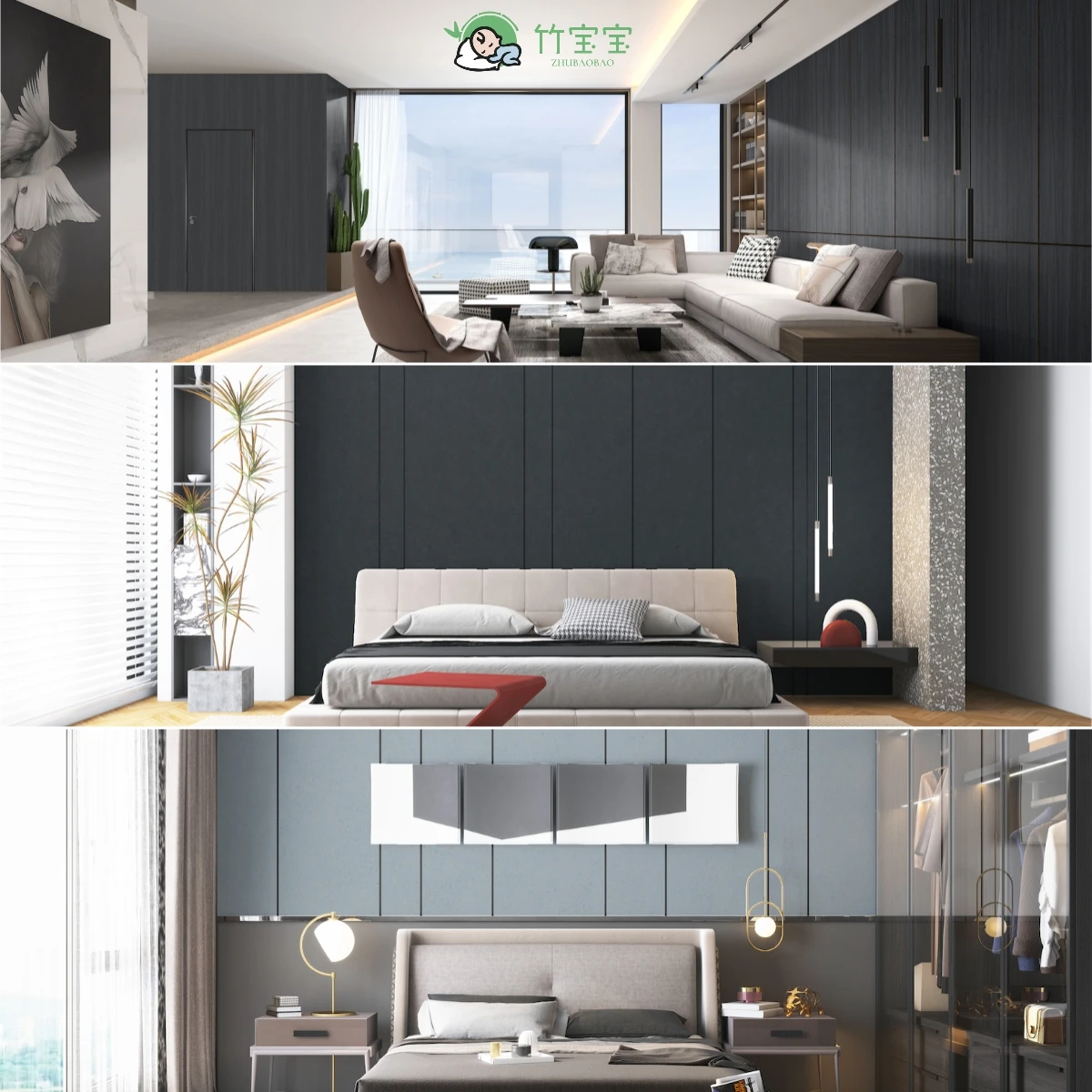 OSB 18mm Finished Melamine Bamboo Particle Board Excellent Poplar Wood Subflooring Modern Kitchen Design Indoor Flakeboards