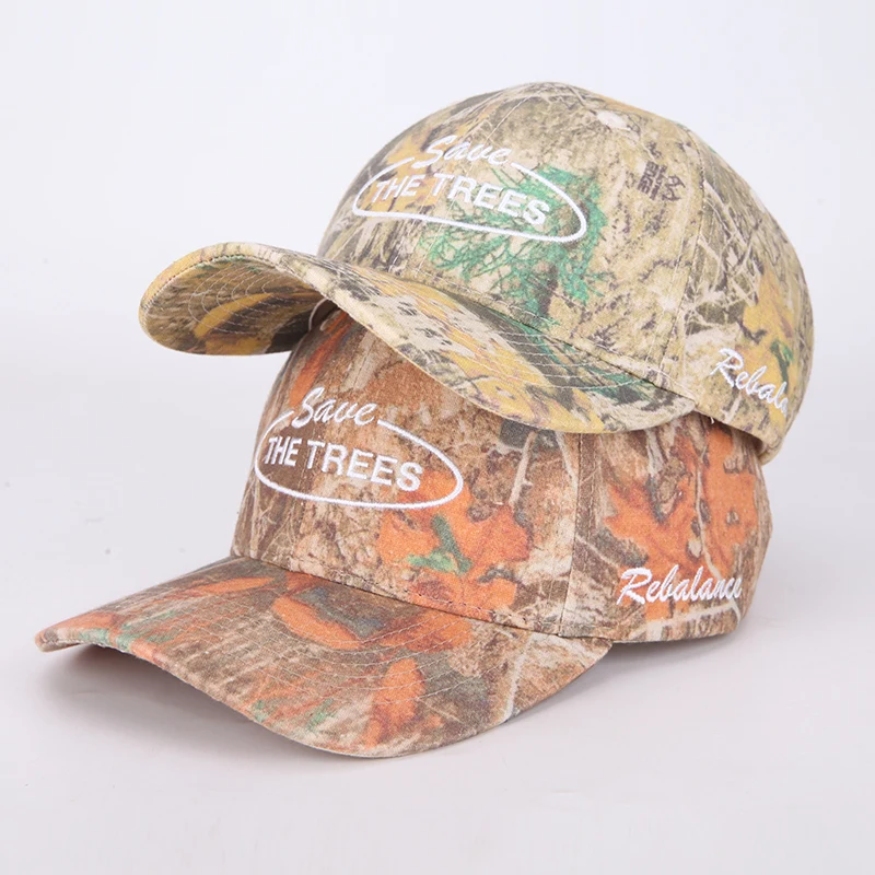 Custom Logo Hunting Camo Tree Pattern Camouflage Snapback Gorras Real Camo Baseball Caps For Boy Cap
