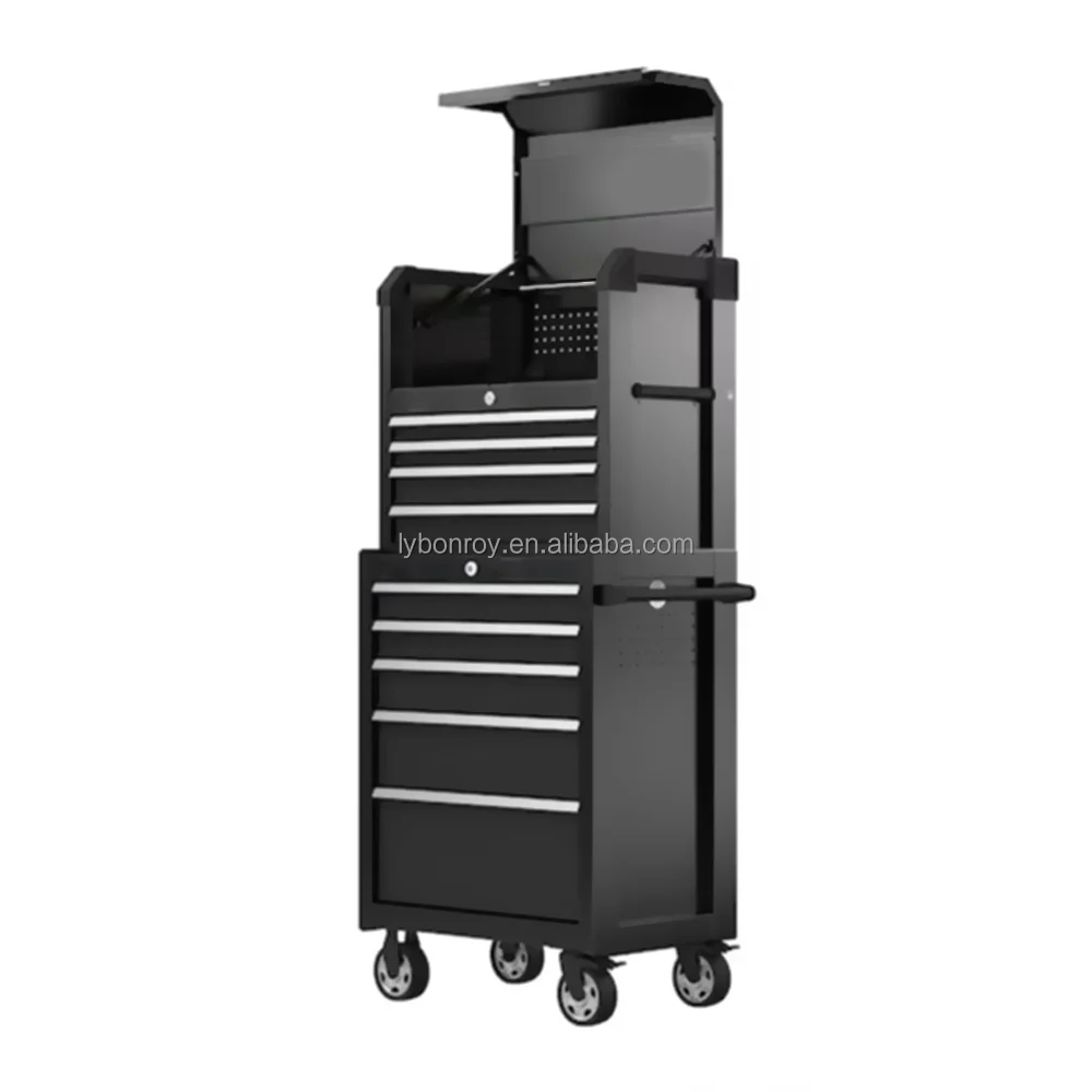 Professional 5-Drawer CE Certified Tool Chest Metal Steel Iron Roller Workshop Garage Tool Cart Maintenance Tools