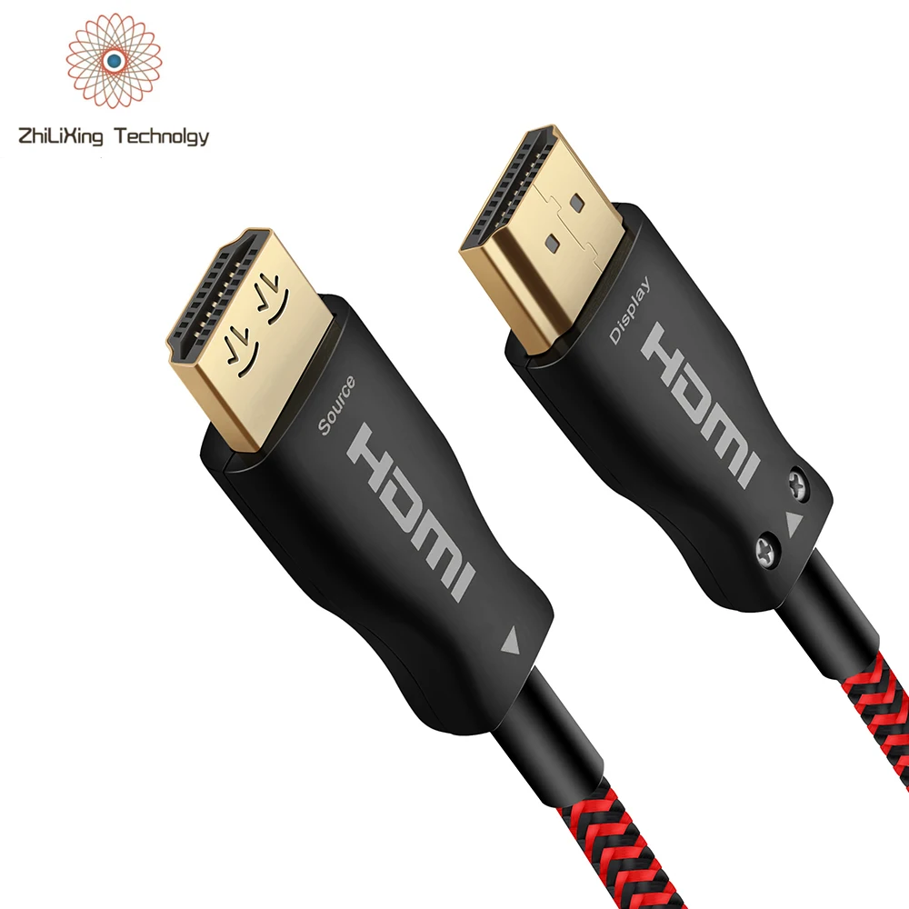 HDMI Fiber Optical Cable 4K 8K UHD HDR  18Gbps 1m 3m 5m 10m 15m 20m 30m 40m 50m 60m 70m 80m 90m 100m