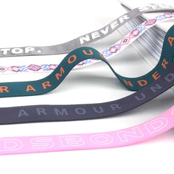 XYX Elastic Waist Band Polyester Print Nylon Logo Customized Custom Color Pattern Printed Webbing For Print