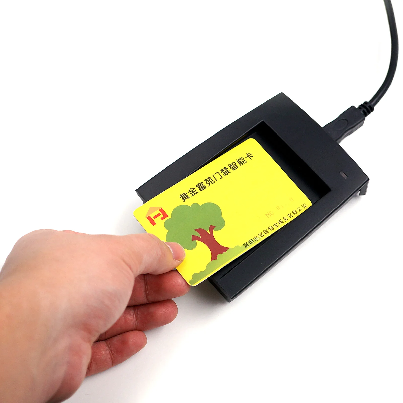 Настольный черный Считыватель Карт RFID для