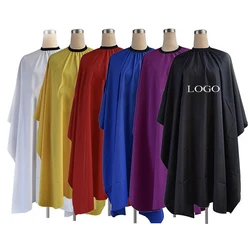 Custom Logo Printed Waterproof Hairdressing Salon Barber Cape
