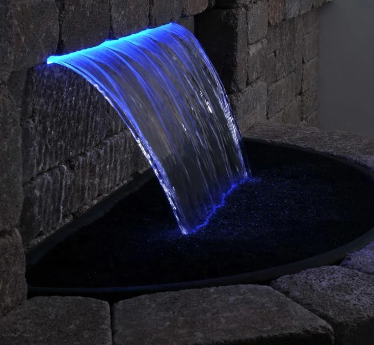 Multifunctional outdoor stainless steel wall fountain waterfalls with low price