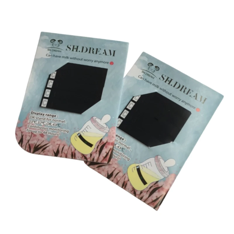 Safe and Accurate Imported PET Material Thermometer Stickers for Baby Bottles