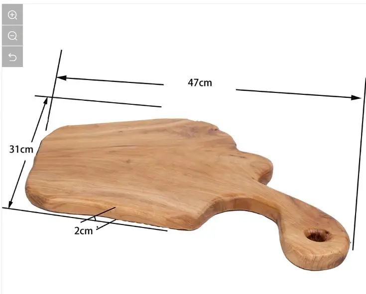Guansen Cutting Board Chopping Board Wooden Plate Hot Pan Pad Pizza Pad  root wood chopping board