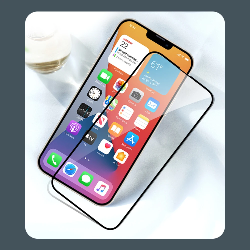 Tempered Protective Glass For Iphone 13 11 12 Pro Xr X Xs Max Screen Protector Film On Iphone 7 6 8 6s Plus 5 5s Se 2020 Glass