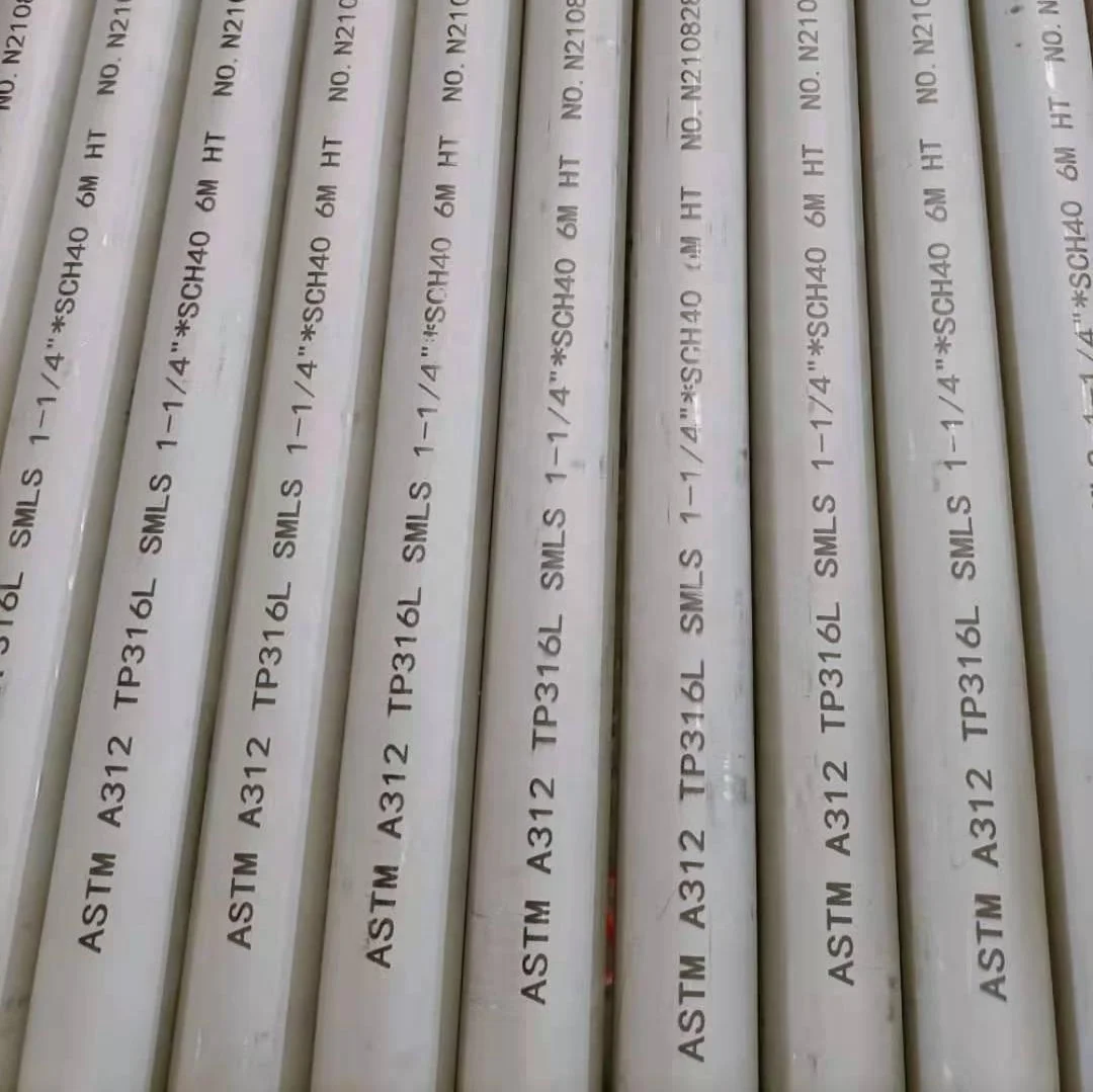 ASME A312 316L tube  and SML pipe stainless steel tube