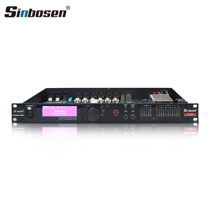 V-360 24-bit AES Karaoke Digital Signal Processor 3 x 6 Oem Professional Audio Processor with Narrow Notch Capabilities