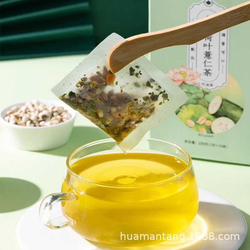 Sales of slimming lotus leaf tea bags can be directly brewed tea bags