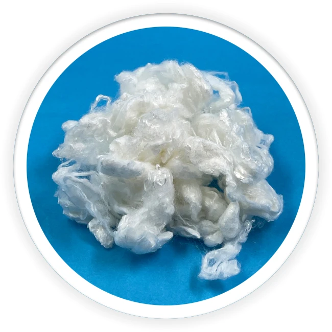 bamboo yarn material of white bamboo fiber filling and spinning